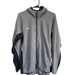 Nike Dri-Fit Mens Full Zip Hoodie Athletic Running Jogging Training Medium EUC